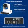 PTZ Camera,30X Optical Camera with IP Live Streaming with Simultaneous 3G-SDI and USB Video Output and Auto-Tracking/Zoom Video/POE/1080P Full HD,HDMI PTZ Camera for Conferences, Church, Teaching view 3