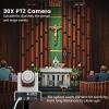 PTZ Camera,30X Optical Camera with IP Live Streaming with Simultaneous 3G-SDI and USB Video Output and Auto-Tracking/Zoom Video/POE/1080P Full HD,HDMI PTZ Camera for Conferences, Church, Teaching view 4