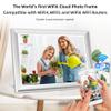 64GB 2K 11inch Digital Photo Frame WiFi6&5G Digital Picture Frame 100% sRGB 1920x1280 FHD IPS Touch Screen,Share Photos & Videos via Frameo App, Extend Storage by SD Card and USB Drive,Clock,Weather view 2