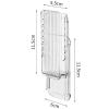 Wall Mounted Power Strip Holder No-Punch Plug-in Board Organizer for Home Kitchen Bathroom view 2