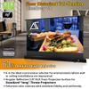 Akia Screens 101 inch Floor Rising Projector Screen Motorized with Remote, ALR Projector Screen Ambient Light Rejecting Movie Screen for Standard Throw Projection Indoor, CineGrey 4D AK-FMT101UH2-C4D view 3