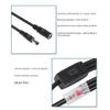 YSJJZRL 45cm 5.5mm x 2.1mm 1 Female to 2/3/4 Way DC Power Splitter Cable 12V 5A Y Splitter Barrel Adapter for Security Cameras Monitor etc (1 to 4) view 3