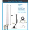 5G 4G LTE Antennas Outdoor WiFi Omni Directional Cellular Antenna (Full Kit) for 5G 4G LTE WiFi Hotspot Router Cell Phone Signal Boosters & All Carrier, Verizon AT&T Sprint T-Mobile view 3