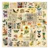 Vintage Plant Stickers 50Pcs Cute Vegetation Flower Stickers for Laptop Skateboard Water Bottle Notebook Cars Phone Luggage Guitar,Waterproof Retro Decal for Teens Giri view 1