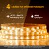 Shine Decor Plus LED Strip Lights AC 120V, Connectable Double Row Bright Rope Light, ETL IP65 Waterproof & Weather-Resistant for Accent Lighting, 7x17mm, 2800K Warm White, 32FT view 4