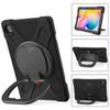 360 Rotation Case for Samsung Galaxy Tab S6 Lite 10.4" Sturdy Cover Rotate Ring Stand Shoulder Carrying Strap Hand Strap Rugged Children Adults Outdoor Case (Black) view 4