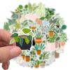 Green Plants 44 Pcs Cute Waterproof Potted Stickers for Water Bottle, Laptop, Skateboard, Scrapbook, Cars, Computer, Phone, Notebook, Guitar - Vinyl Trendy Aesthetic for Teens, Girls, Adult view 3