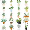 Green Plants 44 Pcs Cute Waterproof Potted Stickers for Water Bottle, Laptop, Skateboard, Scrapbook, Cars, Computer, Phone, Notebook, Guitar - Vinyl Trendy Aesthetic for Teens, Girls, Adult view 4