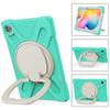 360 Rotation Case for Samsung Galaxy Tab S6 Lite 10.4" Sturdy Cover Rotate Ring Stand Shoulder Carrying Strap Hand Strap Rugged Children Adults Outdoor Case (MintGreen) view 4