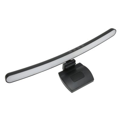 Computer Monitor Light Bar for Curved Monitor, LED Monitor Light with 3 Color Temperature Modes Dimming, 7 Color RGB Light, Computer Desktop Fill Lamp with Type C Interface