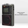 Portable Radio, FM VHF AM SW WB Full Band Radio Receiver with Flashlight, SOS Alarm, Pocket Bluetooth Music MP3 Player Support APP, Digital AM FM Stereo Radio for Outdoor Survival view 2