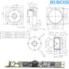 BUBCOS 3MP USB Camera Module - Fixed Focus 1080P Lightburn Camera with Single Microphone and Mini Size Lens for Windows, Android, Linux Laptop, Pc, Computer view 3
