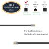 Ubramac 3Pack Phone Telephone Extension Cord 3.3FTCable Line with Standard RJ11 6P4C Plugs for Landline Phone and Fax (3, Black, 3.3FT) view 3