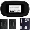5G Mobile Portable WiFi | Verizon Wireless Jetpack Inseego MiFi M1000 | Mobile Hotspot for Travel | RJ45 Ethernet Port | Speed Up to 2,4 Gbps | Use 8 hrs | EVDO-LINK Bundle - Verizon Sim Card view 1