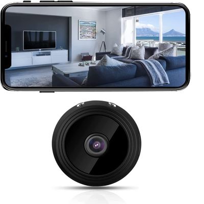 Herlitz Spy Camera - Hidden Camera - HD 1080P - Best Mini Spy Camera - Secret Camera - Nanny Cam - Small Cameras for Spying - Surveillance Camera Full HD Black-5 A9SU5