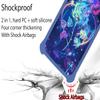jioeuinly Case for Zte Axon 30s Case Compatible with Zte Axon 30s Phone Case Cover [with Tempered Glass Screen Protector][Hard PC + Soft Silicone][Ring Support] [Colorful Reflect Light] IMDL-LMG view 2