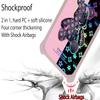 Galaxy A54 5g Case Compatible with Samsung Galaxy A54 5g Phone Case Cover [with Tempered Glass Screen Protector][Hard PC + Soft Silicone][Ring Support] [Colorful Reflect Light] IMDF-JXX view 2