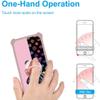 Galaxy A54 5g Case Compatible with Samsung Galaxy A54 5g Phone Case Cover [with Tempered Glass Screen Protector][Hard PC + Soft Silicone][Ring Support] [Colorful Reflect Light] IMDF-JXX view 4