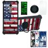 jioeuinly ATT Motivate 3 Case Compatible with AT&T Motivate 3 EABF22206A Phone Case Cover [with Tempered Glass Screen Protector][Hard PC + Soft Silicone][Ring Support] [Luminous Effect] YGH-GQ view 1