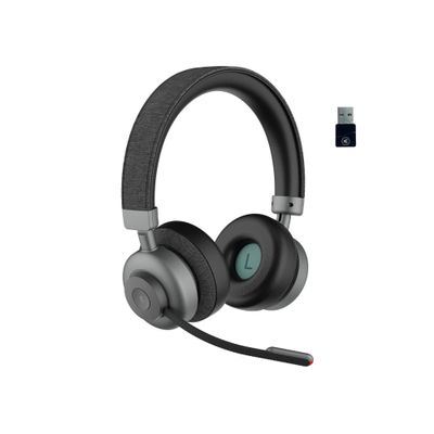 Orosound Tilde Pro On Ear Bluetooth Office Headset with ANC and HD Detachable Noise Canceling Microphone (Pro-S Plus) (Renewed)