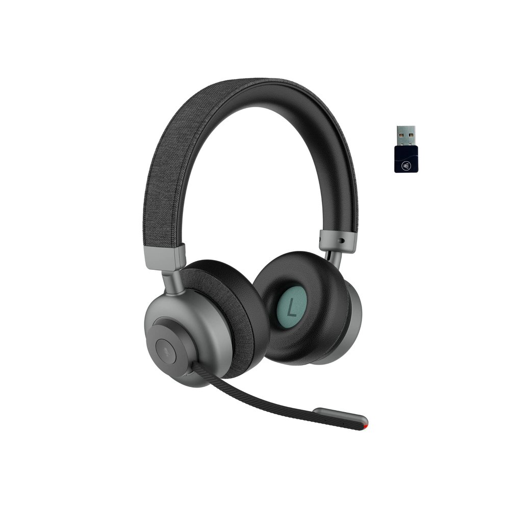 Orosound Tilde Pro On Ear Bluetooth Office Headset with ANC and HD Detachable Noise Canceling Microphone (Pro-S Plus) (Renewed)