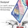 jioeuinly Case for TCL 40r 5g Case Compatible with TCL 40r 5g Phone Case Cover [with Tempered Glass Screen Protector][Hard PC + Soft Silicone][Ring Support] [Colorful Reflect Light] IMDL-SSS view 2