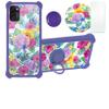 Case for Ulefone Note 12 Case Compatible with Ulefone Note 12 Phone Case Cover [with Tempered Glass Screen Protector][Hard PC + Soft Silicone][Ring Support] [Colorful Reflect Light] IMDZ-HUA1 view 1