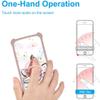 jioeuinly Case for TCL 40r 5g Case Compatible with TCL 40r 5g Phone Case Cover [with Tempered Glass Screen Protector][Hard PC + Soft Silicone][Ring Support] [Gold Glitter+Luminous] JSF-JJS view 4