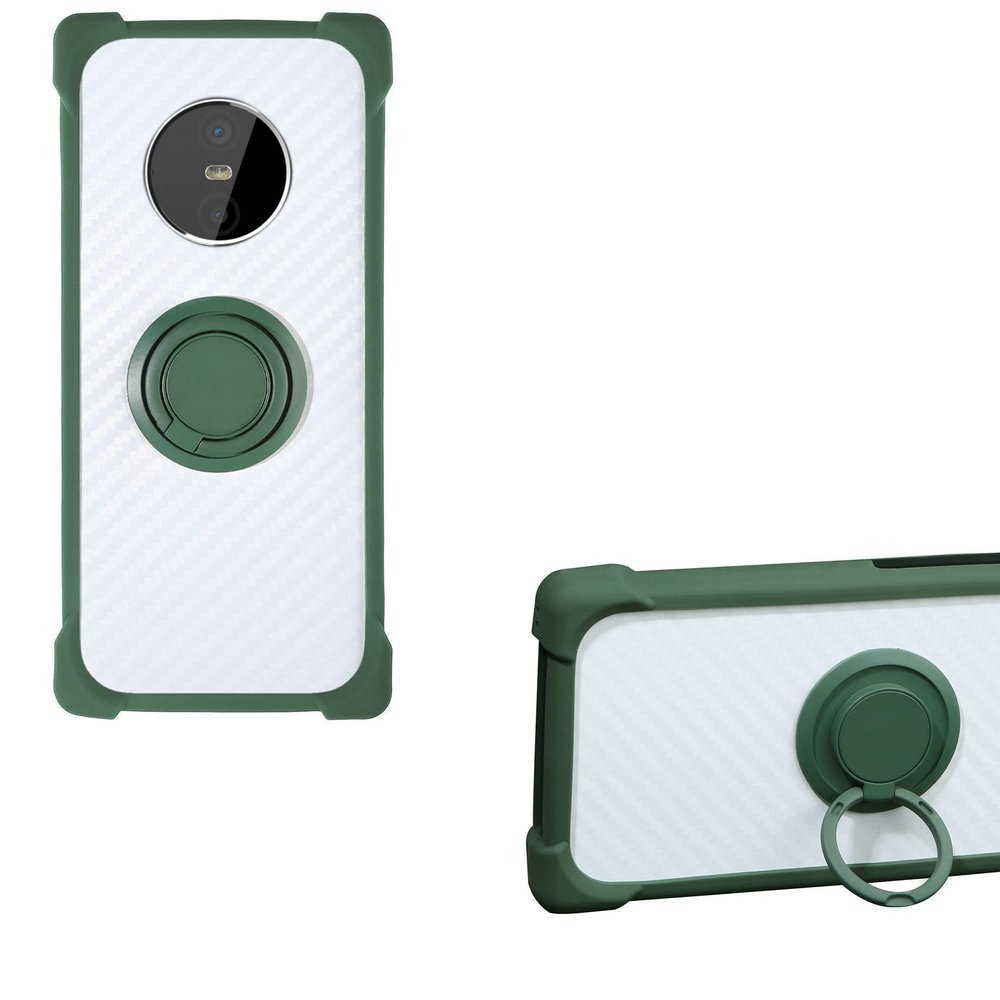 Case for Gigaset Gx6 Case Compatible with Gigaset Gx6 Phone Case PC backplane + Silicone Soft Frame Cover [360 Metal Ring, Magnetic Car Mount] CSKB-LV