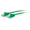 C2G 7ft (2.1m) Cat6a Snagless Unshielded (UTP) Slim Ethernet Network Patch Cable - Green view 1