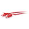 C2G 7ft (2.1m) Cat6a Snagless Unshielded (UTP) Slim Ethernet Network Patch Cable - Red view 1