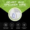 GearIT 50ft 16 AWG CL3 White Marine Wire & 12 Rt Angle Banana view 3