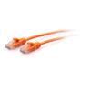 C2G 15ft (4.5m) Cat6a Snagless Unshielded (UTP) Slim Ethernet Network Patch Cable - Orange view 1