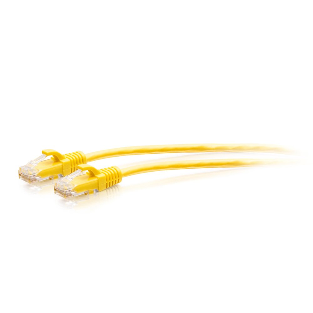 C2G 7ft (2.1m) Cat6a Snagless Unshielded (UTP) Slim Ethernet Network Patch Cable - Yellow