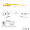 C2G 7ft (2.1m) Cat6a Snagless Unshielded (UTP) Slim Ethernet Network Patch Cable - Yellow view 2