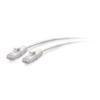 C2G 15ft (4.5m) Cat6a Snagless Unshielded (UTP) Slim Ethernet Network Patch Cable - White view 1