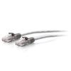 C2G 3ft (0.9m) Cat6a Snagless Unshielded (UTP) Slim Ethernet Network Patch Cable - Gray view 1