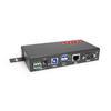 Gearmo 2-Port USB 3.2 Gen 1 Industrial Hub with Gigabit Ethernet & RS-232 Serial, FTDI Chipset, Surface & DIN-Rail Mount view 1