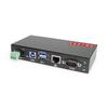Gearmo 2-Port USB 3.2 Gen 1 Industrial Hub with Gigabit Ethernet & RS-232 Serial, FTDI Chipset, Surface & DIN-Rail Mount view 2