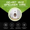 GearIT 500ft 16ga Black Speaker Wire & 12 Rt Angle Banana view 3