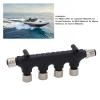 Backbone Cable Tees Terminators 5 Pin 4 Port Tee Connector for NMEA 2000 Marine Networks with 2000T IP67 Waterproof Rating view 2