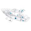 Backbone Cable Tees Terminators 5 Pin 4 Port Tee Connector for NMEA 2000 Marine Networks with 2000T IP67 Waterproof Rating view 3