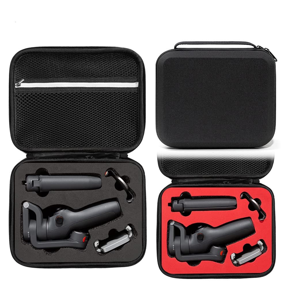 Suitable for DJI Osmo Mobile 6 Handheld Mobile Phone Gimbal Stabilizer Storage Bag OSMO 6 Handbag Hard Cover (Black Lining)