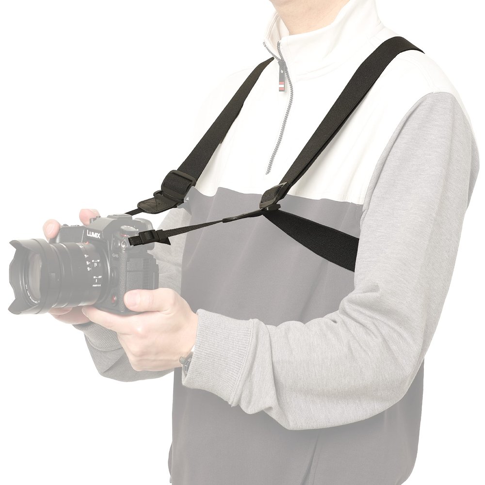 Kamerar X-Strap:1.5" Wide Heavy Duty Adjustable Camera Strap, Camera Harness & Binocular Strap