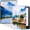 BOZHUORUI Slim Case for Kindle Paperwhite 11th Generation and Kindle Paperwhite Signature Edition eReader (6.8 inch, 2021 Release) - PU Leather Lightweight Cover with Auto Wake/Sleep (Landscape) view 1