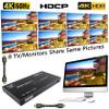 DiamondTiger 4K@60Hz HDMI Splitter 1 in 8 Out, 1x8 HDMI 2.0b Hub Powered Switcher with EDID Auto Video Scaling, 18Gbps HDCP 2.2, 3D HDR Atmos Audio Video Sync for PS5/PC/TV/Projector view 2