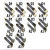 ADT-Link Shielded 2.0 HDMI A Type to Micro HDMI D Type 2K/144hz 4K/60Hz Computer Wire Standard Flat Ribbon Cable (30cm, A4T-D2(Female-Male)) view 4