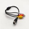 Elecbee Aviation Cable Adapter GX12 4 Pin Male Connector Cable to DC RCA CCTV Camera Cable 1M view 4