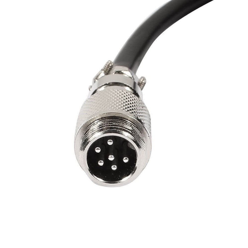 10pcs GX12 6 Pin Male Head Plug Cable Male Aviation Socket Connector Electrical Cable 1M