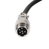 10pcs GX12 6 Pin Male Head Plug Cable Male Aviation Socket Connector Electrical Cable 1M view 1